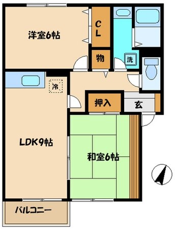 サンハイツの物件間取画像